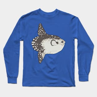 Ocean Sunfish (Mola Mola) Long Sleeve T-Shirt